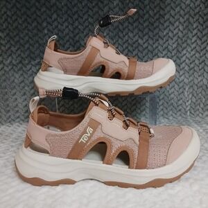 Teva Women's Outflow Closed-Toe Sport Water Sandals Maple Lion Shoes Size 8.5